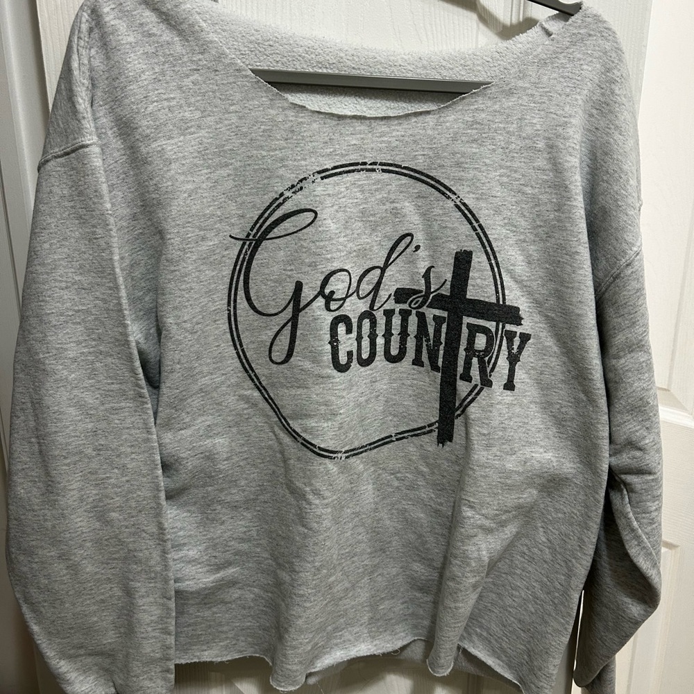 Cut Oversized Crewneck